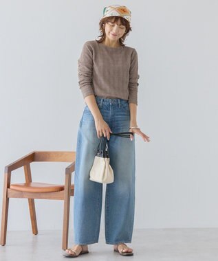 AMERICAN HOLIC ジャガードカットプルオーバー Mocha