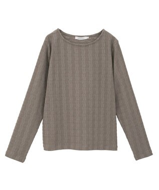 AMERICAN HOLIC ジャガードカットプルオーバー Mocha