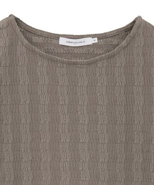 AMERICAN HOLIC ジャガードカットプルオーバー Mocha