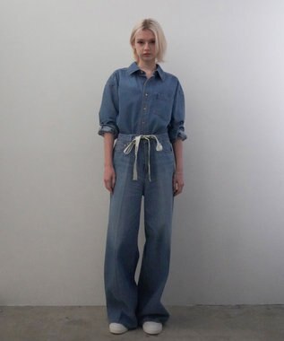 GRACE CONTINENTAL 10ozムラ糸デニムパンツ ブルー