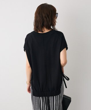 CRAFT STANDARD BOUTIQUE バックギャザーＶネックニットベスト Black