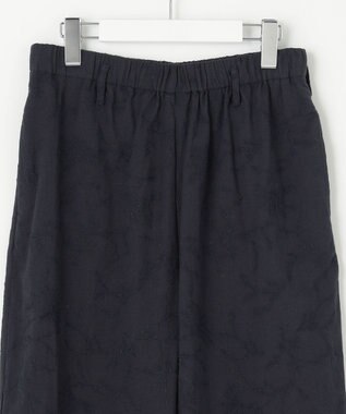 23区 【Indian Factory】フラワーエンブロイダリー ワイドパンツ ネイビー系