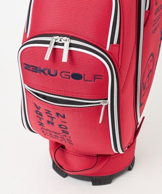 23区GOLF 【UNISEX】ツアーモデル キャディバッグ レッド系