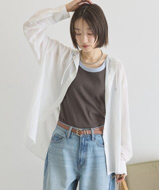 AMERICAN HOLIC ナイロンフーディーシャツ