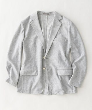 GOTAIRIKU 2年連続売上NO1【吸水速乾/ウォッシャブル/ストレッチ】ノルマンディーリネン カーディガンジャケット(25年モデル) ライトグレー