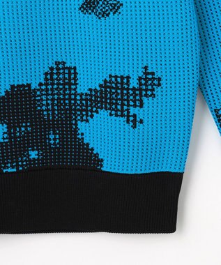 PW CIRCULUS 【WOMEN】Spark dot camouflage 軽量ニット ゴルフウェア レディース ブルー系5