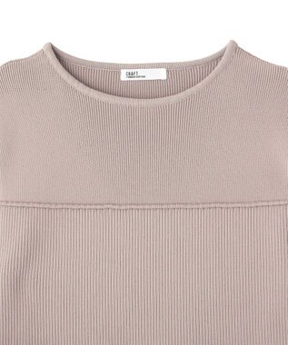 CRAFT STANDARD BOUTIQUE ＜セレモニー／ハレの日＞スポンディッシュニットワンピース Light Gray