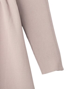 CRAFT STANDARD BOUTIQUE ＜セレモニー／ハレの日＞スポンディッシュニットワンピース Light Gray