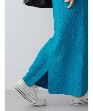 AMERICAN HOLIC フクレジャガードタイトスカート Blue