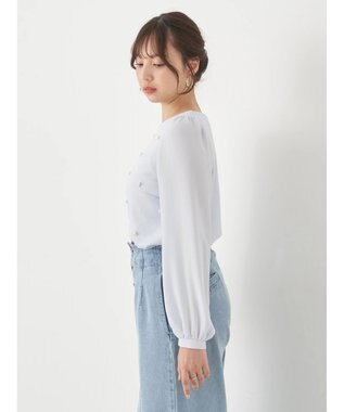 earth music&ecology パールポイントプルオーバー Sax