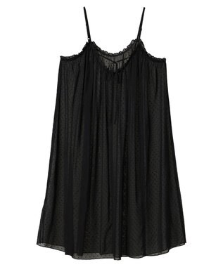 AMERICAN HOLIC ドビーシフォンキャミワンピース Black