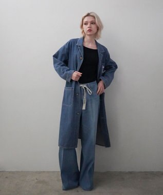 GRACE CONTINENTAL 10ozムラ糸デニムパンツ ブルー