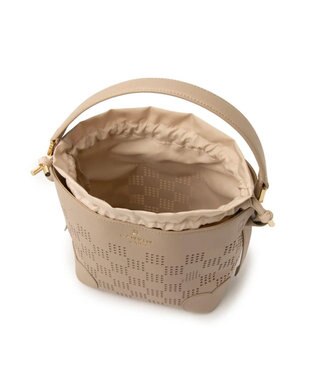 LANVIN en Bleu ペルフォレ 2wayバッグ ベージュ