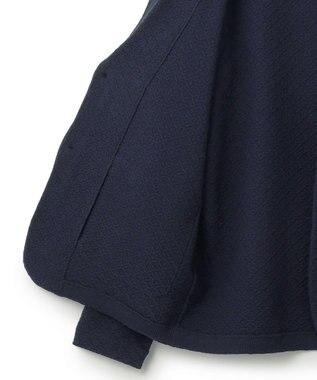 JOSEPH HOMME 新型【洗える】ヴィスコースリンクス 　ニットジャケット ネイビー系