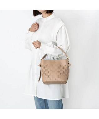 LANVIN en Bleu ペルフォレ 2wayバッグ ベージュ