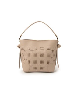 LANVIN en Bleu ペルフォレ 2wayバッグ ベージュ