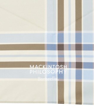 MOONBAT 【超軽量】マッキントッシュ フィロソフィー 折りたたみ傘 Barbrella チェック 55cm UV キャメル