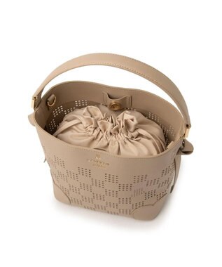 LANVIN en Bleu ペルフォレ 2wayバッグ ベージュ