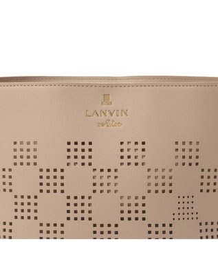 LANVIN en Bleu ペルフォレ 2wayバッグ ベージュ