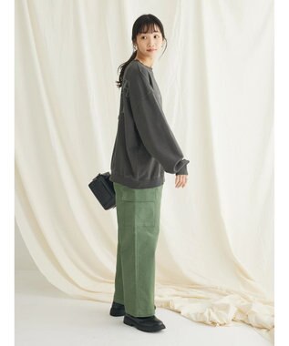 CRAFT STANDARD BOUTIQUE ストレッチカーゴパンツ Khaki