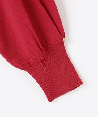 ANY SIS 【洗える】タックポイント ニット レッド