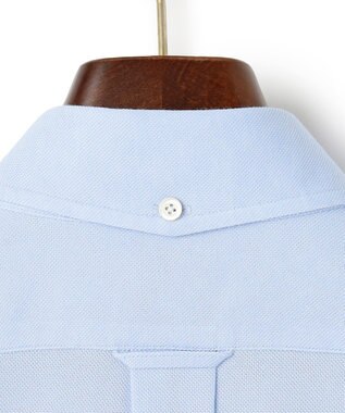 J.PRESS MEN 【夏に嬉しい高機能】カノコインレイパッチポケット シャツ/B.D. サックスブルー系