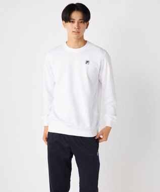 FILA GOLF／marie claire 【FILA GOLF】ベーシックロングスリーブスウェット ホワイト