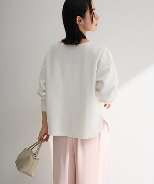 Green Parks パールスリーブカットプルオーバー Ecru