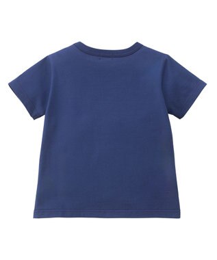 MIKI HOUSE HOT BISCUITS 【70-120cm】ロゴシリーズ 半袖Tシャツ 紺