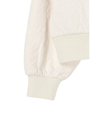 Green Parks ヒョウ柄ジャガードプルオーバー Ecru