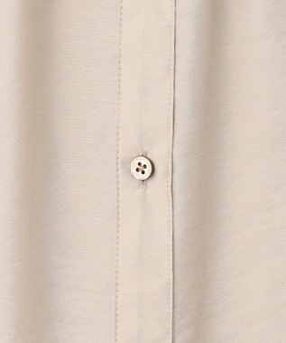 J.PRESS LADIES 【洗える】シアーブライトローン バンドカラー ブラウス ベージュ系