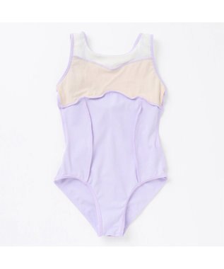 Chacott ノースリーブレオタード ラベンダー