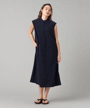 Chacott Chacott BALANCE UVケアタフタワンピース ネイビー