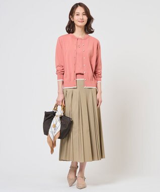 J.PRESS LADIES 【2way】ギャザーバンブー トート バッグ ブラウン系