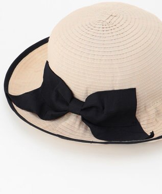 ANY SIS 【洗える】グログランリボン ハット ライトベージュ