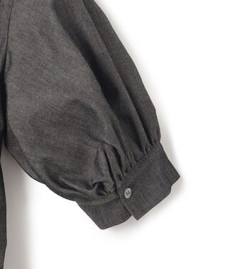 BEIGE， POMEGRANATE / ギャザーワンピース Chambray Black