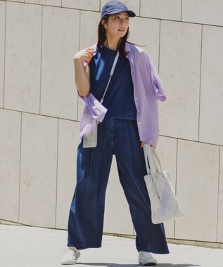 23区 メッシュ トートバッグ シルバー系