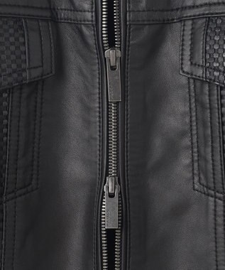 JOSEPH HOMME ライトラムナッパレザー　Ｇジャンタイプ ブラック系