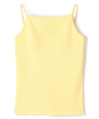 uncrave リブニット カップ付きキャミソール