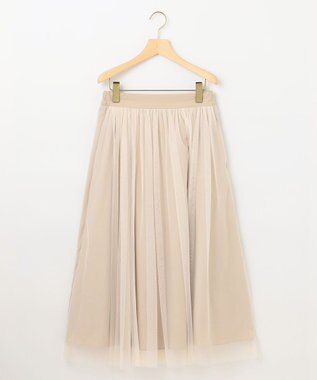 組曲 L 【WEB限定・2SET】シャイニーラメニット×チュールスカート ブラック系