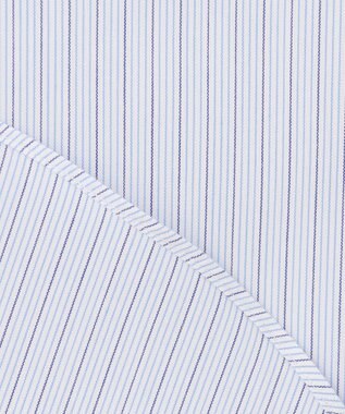 J.PRESS MEN 【PREMIUM PLEATS / 形態安定】BROADジャーミンストライプシャツ / レギュラー サックスブルー系1
