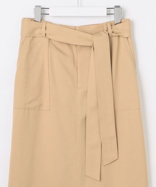 自由区 S セルロースコットンチノ スカート ベージュ