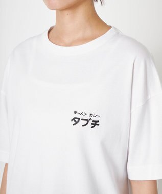 NAVE タブチ×NAVE プリント半袖Ｔシャツ ホワイト系