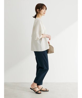 Green Parks 接触冷感　ラグランブラウス Off White