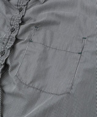 YECCA VECCA ドロストデザインギャザーシャツ Camel