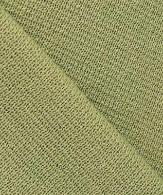 ANY 【洗濯機可】ハーフジップアップ ニットフーディ グリーン