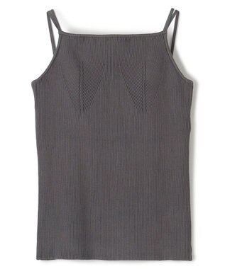 uncrave リブニット カップ付きキャミソール