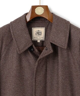 J.PRESS MEN ロロピアーナストームシステム バルカラーコート ダークブラウン系