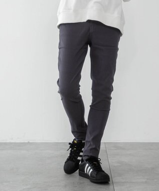 WEGO 【新色ブラックソノタは接触冷感/ユニセックス着用ITEM/ストレッチ/SMLXLサイズ展開】スキニーパンツ グレー