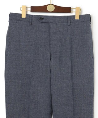 J.PRESS MEN 【J.PRESS BASIC】ペピンメリノコンフォート ストレッチムリネ ハウンドトゥース スラックス ブルー系8